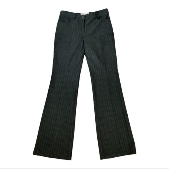 Worth Black & Gold Pin Striped Slacks Size 4 EUC - Picture 1 of 6